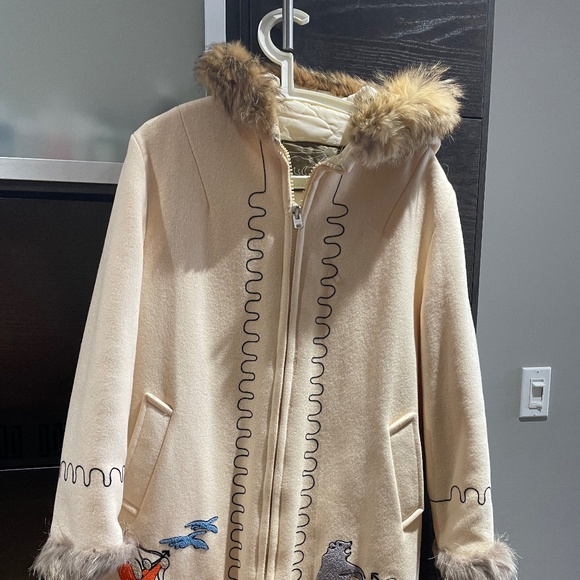 Northern Sun and spring jacket cover wool inuit parka - Picture 3 of 6